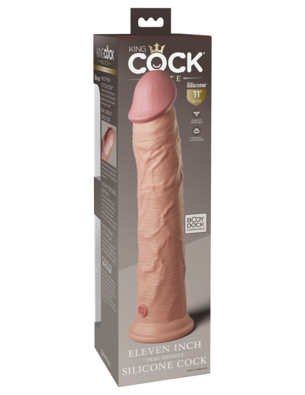11" Dual Density Silicone Cock  Light ViPstore.hu - Erotika Webáruház - Szexshop 2