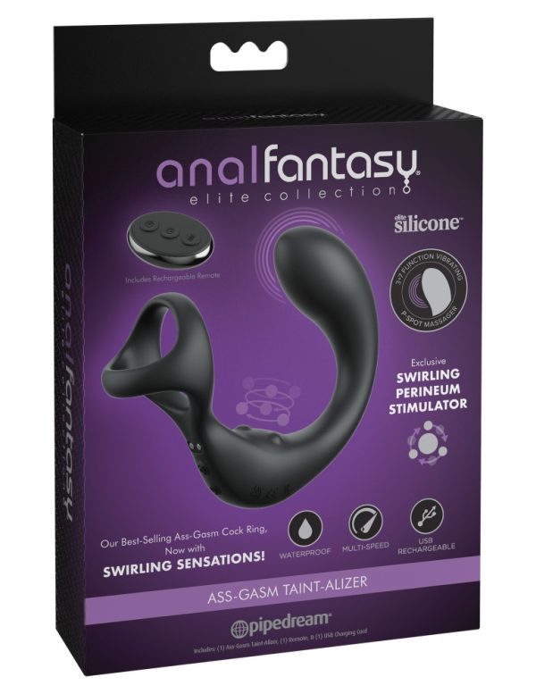 Anal Fantasy Elite Ass-gasm Taint-Alizer – Black ViPstore.hu - Erotika Webáruház - Szexshop
