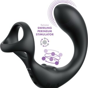 Anal Fantasy Elite Ass-gasm Taint-Alizer - Black