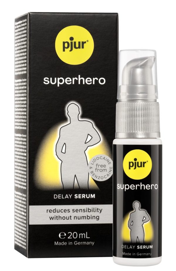 pjur Superhero delay Serum for men – 20 ml ViPstore.hu - Erotika Webáruház - Szexshop