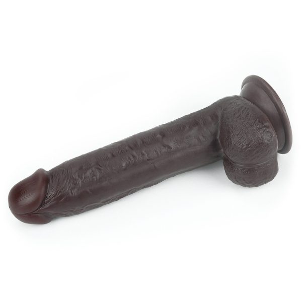 9,0'' Sliding Skin Dual Layer Dong Brown ViPstore.hu - Erotika Webáruház - Szexshop 8