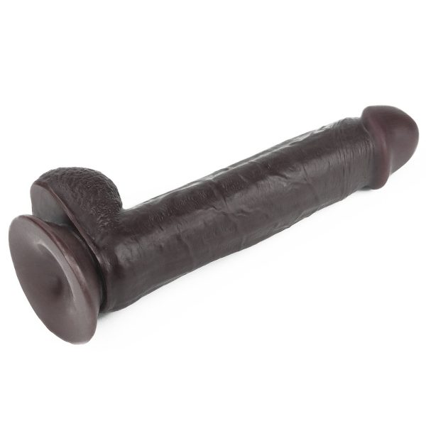 9,0'' Sliding Skin Dual Layer Dong Brown ViPstore.hu - Erotika Webáruház - Szexshop 9
