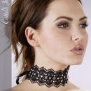 Embroidered Choker+Rhinestones ViPstore.hu - Erotika Webáruház - Szexshop