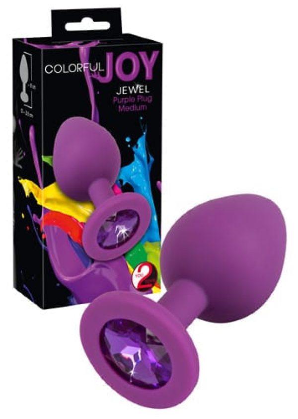 Colorful Joy Jewel Purple Plug ViPstore.hu - Erotika Webáruház - Szexshop