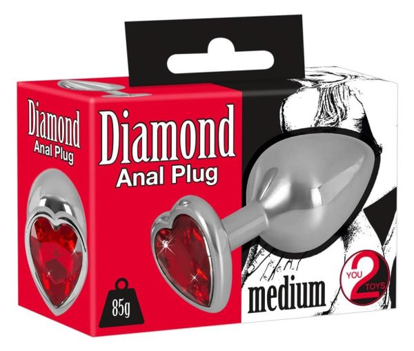 Diamond Butt Plug Medium ViPstore.hu - Erotika Webáruház - Szexshop