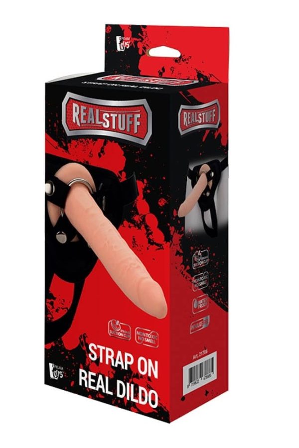 REALSTUFF STRAP ON REAL DILDO FLESH 1 ViPstore.hu - Erotika Webáruház - Szexshop