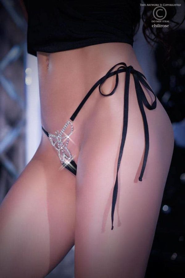 CR 4247  S/L  Black Jewelry String onesize ViPstore.hu - Erotika Webáruház - Szexshop 4