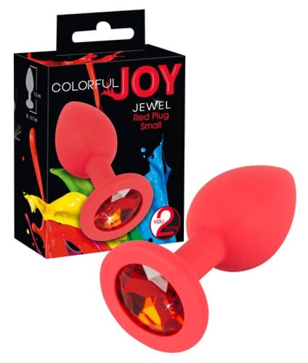 Colorful Joy Jewel Red Plug ViPstore.hu - Erotika Webáruház - Szexshop
