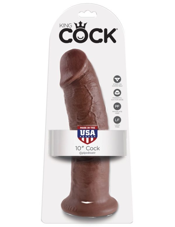 10" Cock  Brown ViPstore.hu - Erotika Webáruház - Szexshop