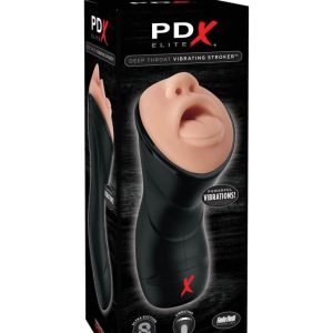 Deep Throat Vibrating Stroker Light/Black ViPstore.hu - Erotika Webáruház - Szexshop
