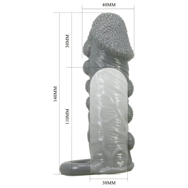 Pretty Love Realistic Penis Sleeve Black I ViPstore.hu - Erotika Webáruház - Szexshop 9