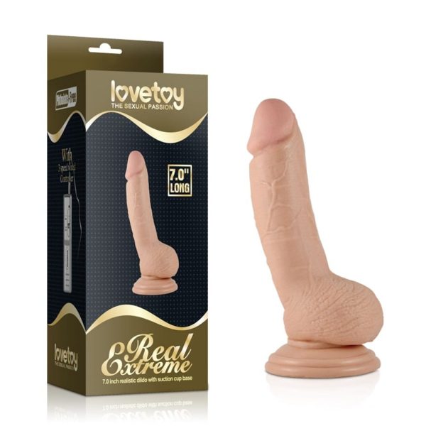 7" Real Extreme Vibrating Dildo ViPstore.hu - Erotika Webáruház - Szexshop