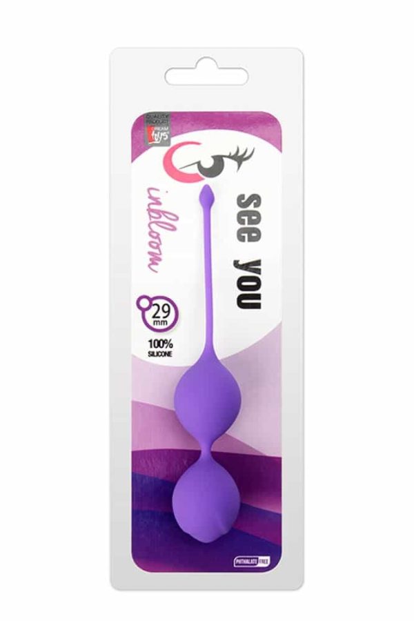See You In Bloom Duo Balls 29 mm Purple ViPstore.hu - Erotika Webáruház - Szexshop