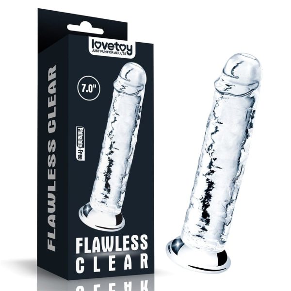 7.0''  Flawless Clear Dildo ViPstore.hu - Erotika Webáruház - Szexshop