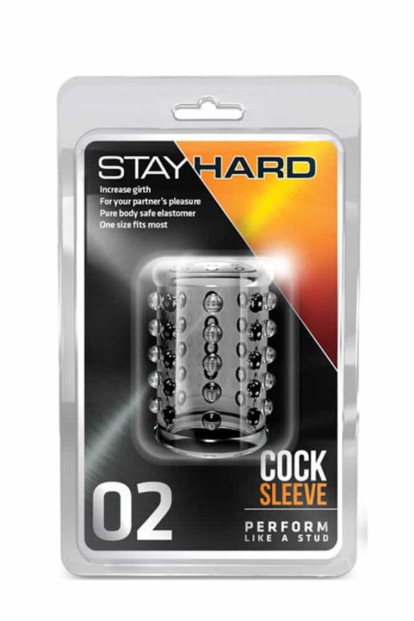 Stay Hard Cock Sleeve 02 Clear ViPstore.hu - Erotika Webáruház - Szexshop