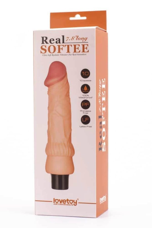 7.8" Real Softee Vibrating Dildo  2 ViPstore.hu - Erotika Webáruház - Szexshop 2