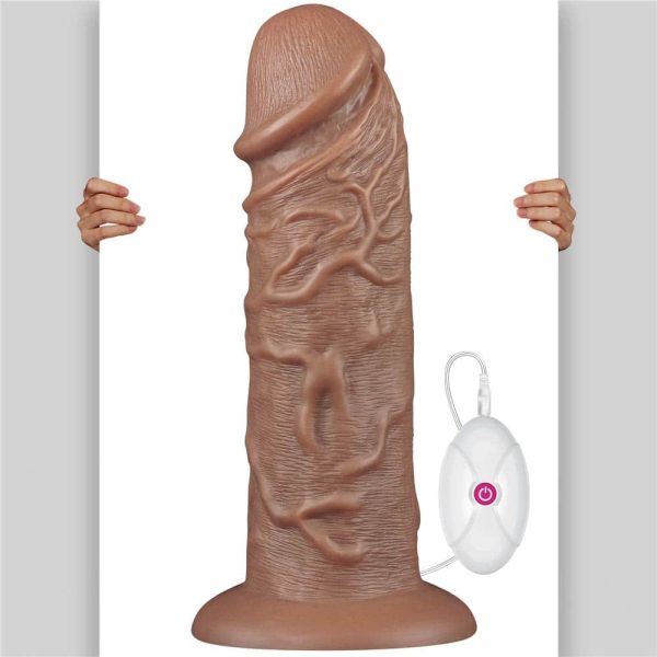 10.5'' Realistic Chubby Vibrating Dildo Brown ViPstore.hu - Erotika Webáruház - Szexshop 2