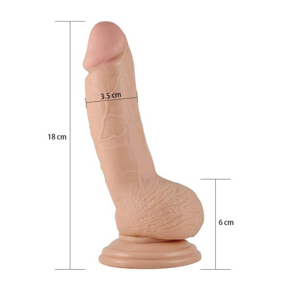 7" Real Extreme Dildo Flesh ViPstore.hu - Erotika Webáruház - Szexshop 4