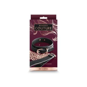 Bondage Couture – Collar and Leash – Black ViPstore.hu - Erotika Webáruház - Szexshop