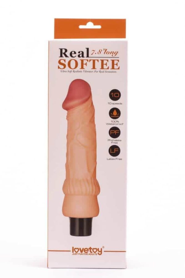 7.8" Real Softee Vibrating Dildo  2 ViPstore.hu - Erotika Webáruház - Szexshop