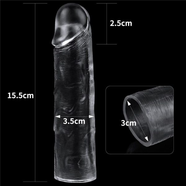 Flawless Clear Penis Sleeve Add 1'' ViPstore.hu - Erotika Webáruház - Szexshop 7