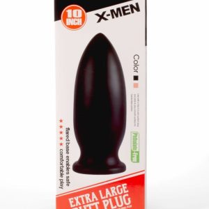 X-MEN 10" Extra Large Butt Plug Black ViPstore.hu - Erotika Webáruház - Szexshop