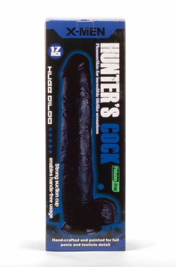 X-MEN Hunter's 17" Cock Black ViPstore.hu - Erotika Webáruház - Szexshop