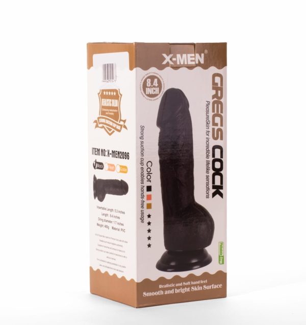 X-MEN Greg's 8.4" Cock Black ViPstore.hu - Erotika Webáruház - Szexshop 2