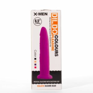 X-MEN 6.5" Dildo Colours Pleasure Black 4 ViPstore.hu - Erotika Webáruház - Szexshop