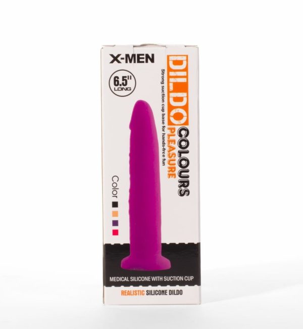 X-MEN 6.5" Dildo Colours Pleasure Black 4 ViPstore.hu - Erotika Webáruház - Szexshop