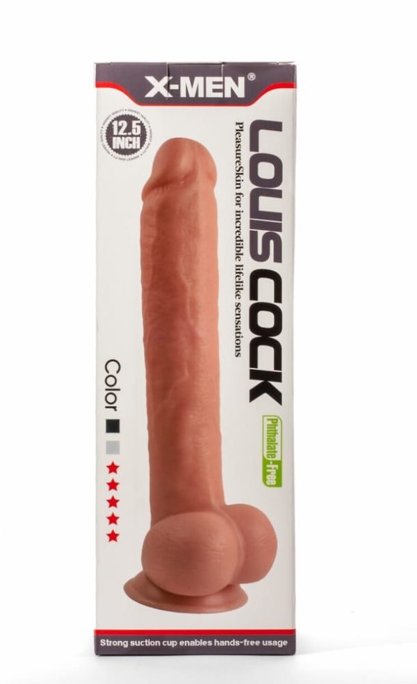 X-Men Louis 12.5" Cock Black ViPstore.hu - Erotika Webáruház - Szexshop
