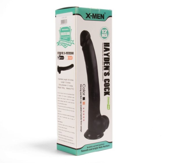 X-MEN Hayden’s 12 inch Cock Black ViPstore.hu - Erotika Webáruház - Szexshop 2