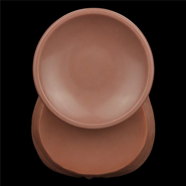 14'' King Sized Sliding Skin Dual Layer Dong Brown ViPstore.hu - Erotika Webáruház - Szexshop 5