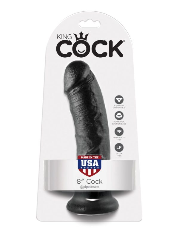 8" Cock  Black ViPstore.hu - Erotika Webáruház - Szexshop
