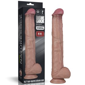 14.5'' Dual Layered Bendable Silicone Cock XXL(Flesh) ViPstore.hu - Erotika Webáruház - Szexshop