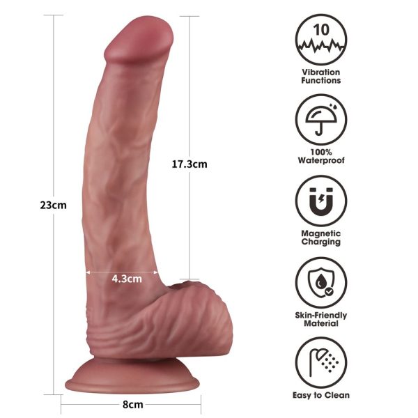 9'' Vibrating Dual Density Power Cock ViPstore.hu - Erotika Webáruház - Szexshop 2