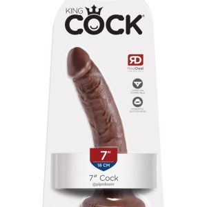 7" Cock Brown ViPstore.hu - Erotika Webáruház - Szexshop