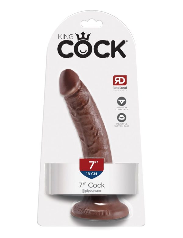7" Cock Brown ViPstore.hu - Erotika Webáruház - Szexshop