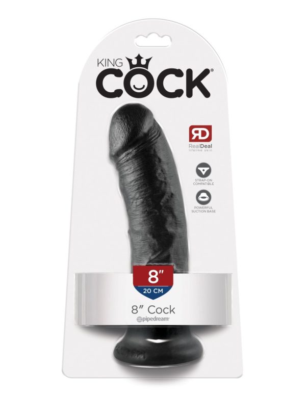 8" Cock  Black ViPstore.hu - Erotika Webáruház - Szexshop