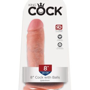 8" Cock with Balls  Light ViPstore.hu - Erotika Webáruház - Szexshop