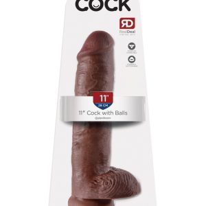 11" Cock with Balls  Brown ViPstore.hu - Erotika Webáruház - Szexshop