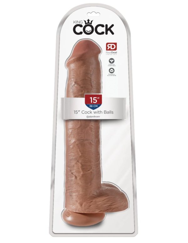 15" Cock with Balls  Tan ViPstore.hu - Erotika Webáruház - Szexshop