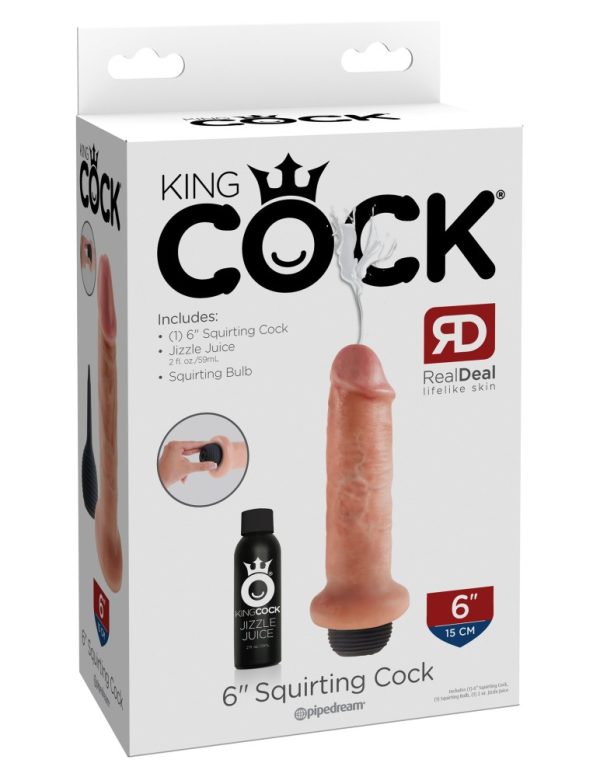 6" Squirting Cock  Light ViPstore.hu - Erotika Webáruház - Szexshop