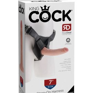 Strap on Harness with 7" Cock  Light ViPstore.hu - Erotika Webáruház - Szexshop