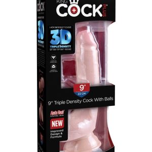 10" Triple Density Cock with Balls Light ViPstore.hu - Erotika Webáruház - Szexshop