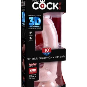 10" Triple Density Fat Cock with Balls Light ViPstore.hu - Erotika Webáruház - Szexshop