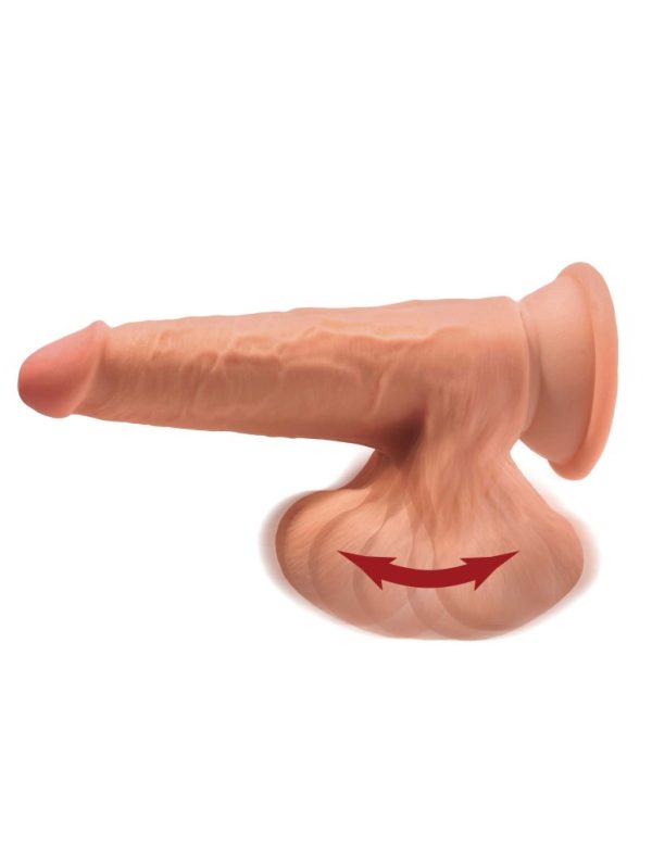 8" Triple Density Cock With Swinging Balls  Light ViPstore.hu - Erotika Webáruház - Szexshop 6
