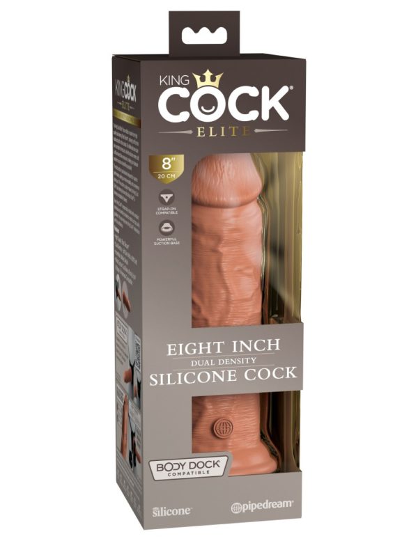 8" Dual Density Silicone Cock  Tan ViPstore.hu - Erotika Webáruház - Szexshop