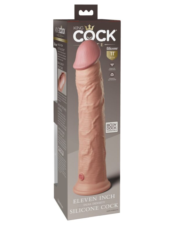 11" Dual Density Silicone Cock  Light ViPstore.hu - Erotika Webáruház - Szexshop 3