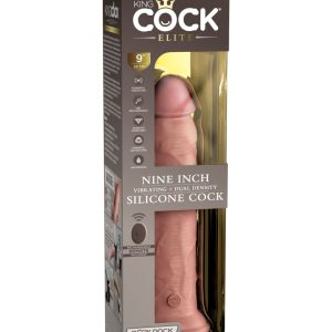 9" Dual Density Vibrating Silicone Cock with Remote  Light ViPstore.hu - Erotika Webáruház - Szexshop